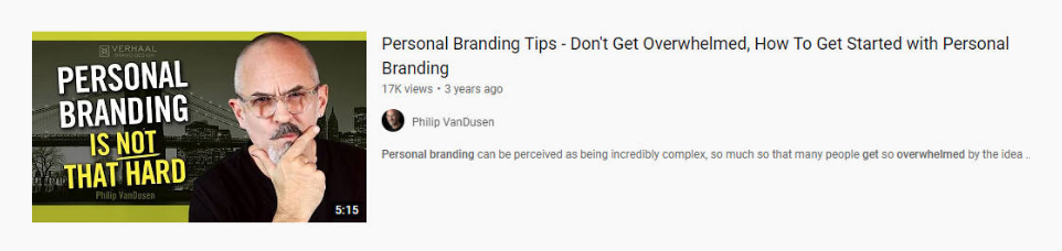 personal branding tips