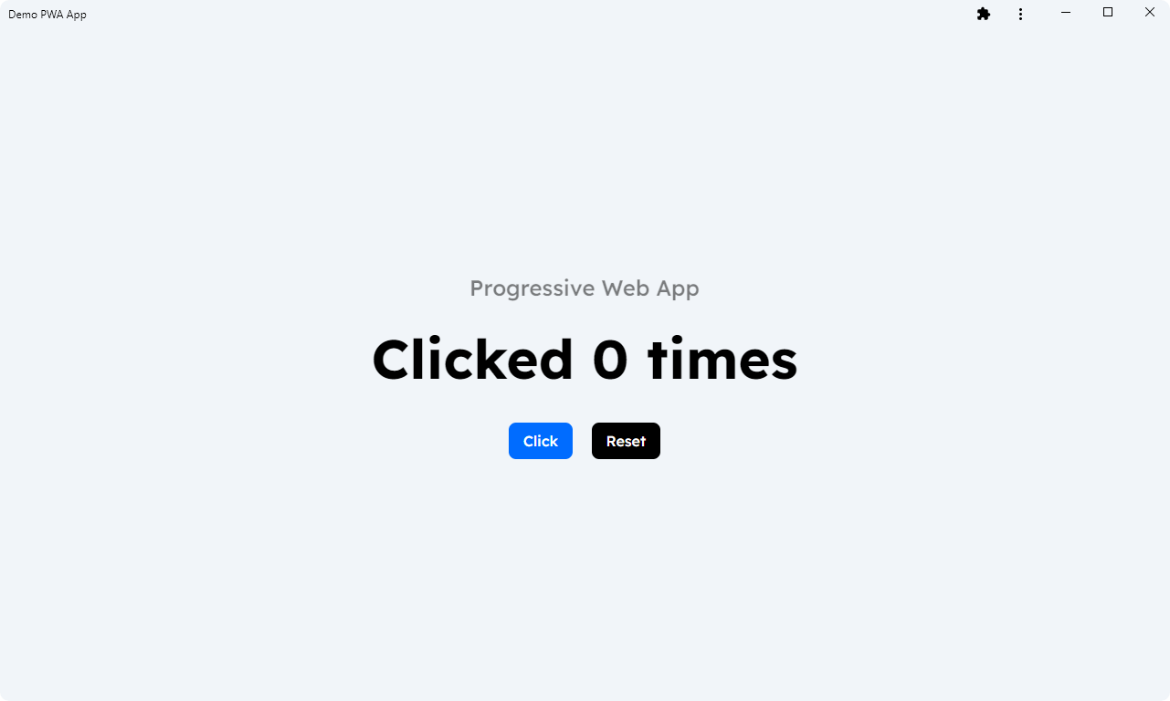 Desktop PWA App